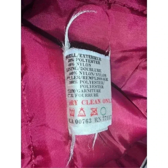 BERNARDO red winter jacket sz xs Comfy Gorpcore Button Long Sleeve - Picture 5 of 5